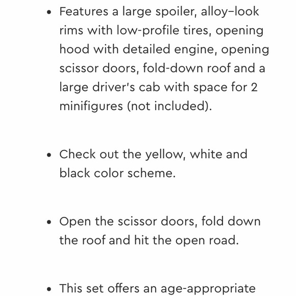 Retired. LEGO Creator Fast Car set 31046 - Picture 6 of 6